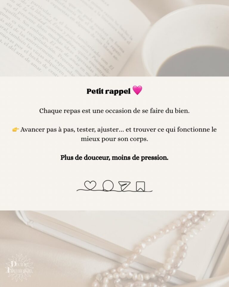 Publication Instagram de Divine Féminine